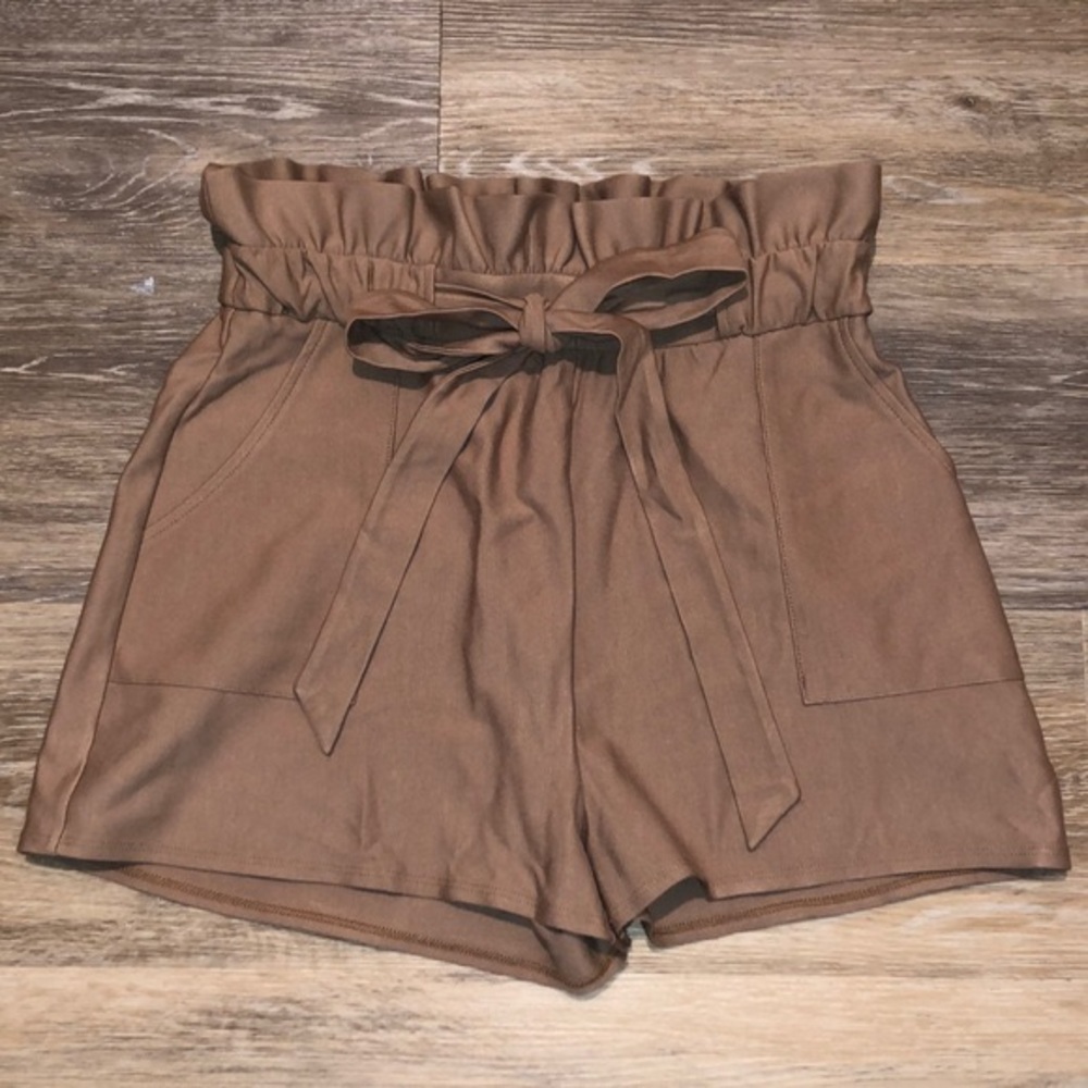 Express Paper Bag Tie Shorts - Small